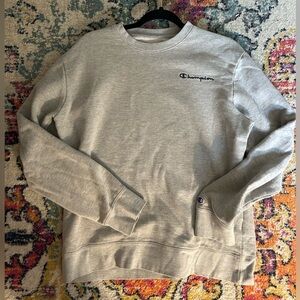 Champion gray crew neck